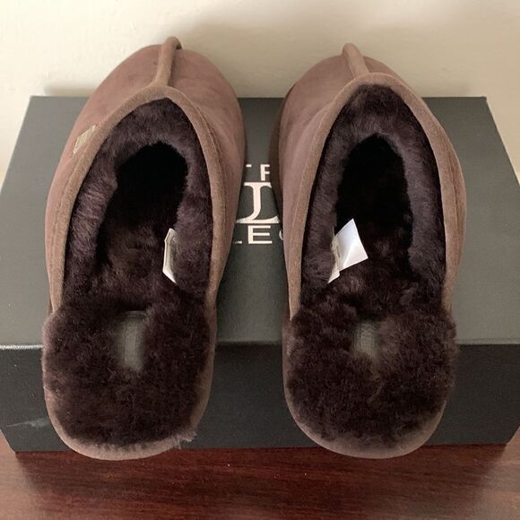 Australia luxe Collective soft genuine shearling scuff sleeper size M, new - Picture 6 of 12